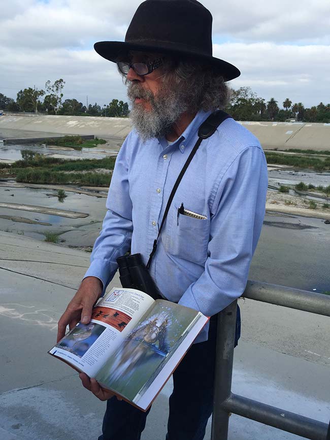 larry allen leading la river birding